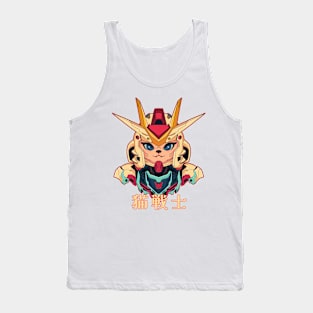 cat gundam warrior Tank Top